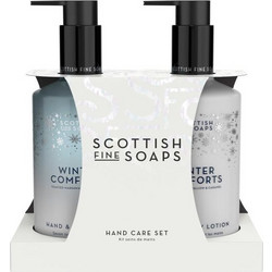 Scottish Fine Soaps Winter Comforts Hand & Body Milk 300ml + Shower Gel 300ml