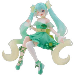 FuRyu Hatsune Miku Noodle Stopper Hatsune Miku Lime 14cm