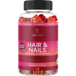 Vitayummy Hair & Nails Rasberry & Peach 110 Ζελεδάκια