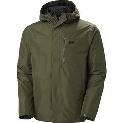 Helly Hansen Αθλητικό Ανδρικό Μπουφάν Χειμωνιάτικο Puffer Χακί 53679-507
