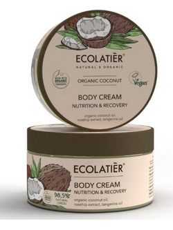 Ecolatier Organic Coconut Ενυδατική Κρέμα Σώματος 250ml