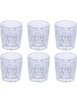 Guzzini Σετ Σφηνοπότηρα Γυάλινα Vanity 66ml 6τμχ 13140500