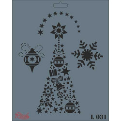 Rich Στένσιλ Σχέδια Christmas 20x25cm 031