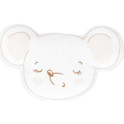 KikkaBoo Joyful Mice Παιδικό Διακοσμητικό Μαξιλάρι Άσπρο 50x30cm