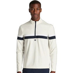 Wilson Sweat 1/2 Zip Performance Ανδρική Αθλητική Μπλούζα Λευκή WM00204W002-001