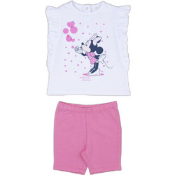 Prenatal Minnie Mouse Βρεφικό Σετ για Κορίτσι Καλοκαιρινό Λευκό Φούξια 1572575