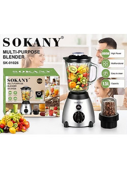Sokany SK-01026 Μπλέντερ για Smoothie 1.5lt 800W