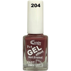 Catrin Beaute Gel Effect 204 Gloss Βερνίκι Νυχιών Quick Dry 13ml