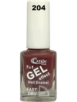 Catrin Beaute Gel Effect 204 Gloss Βερνίκι Νυχιών Quick Dry 13ml