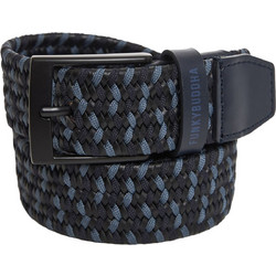 Funky Buddha Ανδρική Ζώνη Υφασμάτινη Πλεκτή Ελαστική Navy Μπλε FBM011-056-10