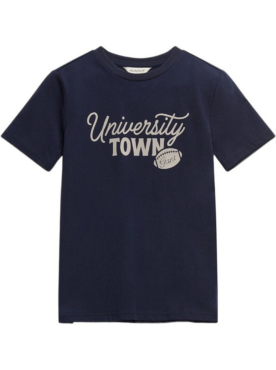 Gant Παιδικό T-Shirt Κοντομάνικο University Town Σκούρο Μπλε 3G812300202-433