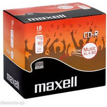 Maxell Εγγράψιμα CD-R 700MB 10τμχ