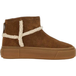 Hogan Γυναικεία Μποτάκια Suede Καφέ HXW7050GH70BTMS600