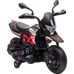 Aprilia Ηλεκτροκίνητο Παιδικό Μηχανάκι 6V Μαύρο 370-517V90RD