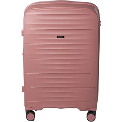 Xplorer 178 Βαλίτσα Μεγάλη 75x48x30cm με 4 Ρόδες Ροζ Χρυσή