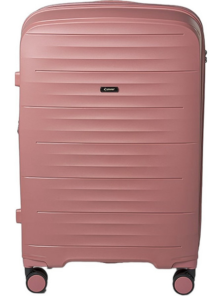 Xplorer 178 Βαλίτσα Μεγάλη 75x48x30cm με 4 Ρόδες Ροζ Χρυσή