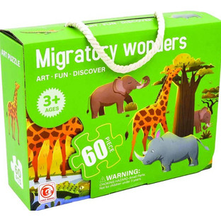 Παιδικό Puzzle Doly Toys Ζώα Δάσους 60 Κομμάτια