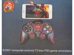 Android Gamepad LJQ-011 Bluetooth Ασύρματο Χειριστήριο Παιχνιδιών για PC Windows / Android & Apple iOS iPhone / iPad Κινητά & Tablet Με φορητή βάση στήριξης Κινητών (oem)