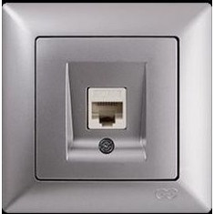ΠΡΙΖΑ UTP CAT5E ΜΟΝΗ VISAGE ΑΣΗΜΙ