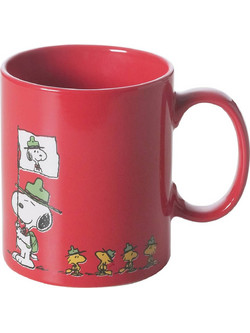 Κούπα κεραμική κόκκινη 300 ml Snoopy