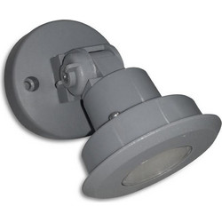 ΦΩΤΙΣΤΙΚΟ ΠΛΑΣΤΙΚΟ ΕΠΙΤΟΙΧΟ ΣΠΟΤ LED 1,9W 120D 266LM DIM ΙΡ65 ΓΚΡΙ 8x8x6cm ARAPIDIS LIGHTING