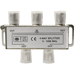Splitter δορυφορικής κεραίας με 4 εξόδους τύπου F 5906881174203