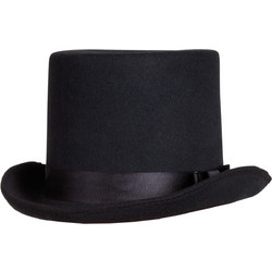 Black Heavy Quality Byron Top Hat