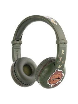 onanoff BuddyPhones Play Amazon Ασύρματα Bluetooth Ενσύρματα Παιδικά Ακουστικά On Ear Πράσινα
