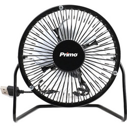 Mini Ανεμιστήρας Primo PRMF-80426 4'' 10cm Μαύρος
