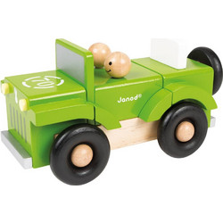 JANOD Ξύλινο 4x4 Τζιπ 9τμχ.