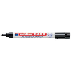 Edding 8400 Μαρκαδόρος Για CD/DVD Μαύρο