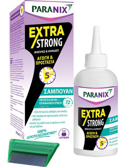 Omega Pharma Paranix Extra Strong Σαμπουάν για Ψείρες 200ml
