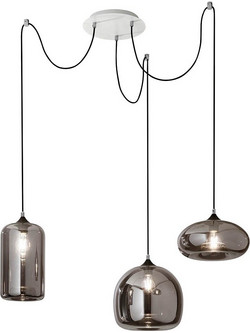 Fabas Luce Fiona Κρεμαστό Φωτιστικό Οροφής Τρίφωτο E27 3496-47-126