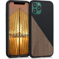 KW Back Cover Black/Dark Brown (iPhone 11 Pro)