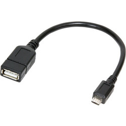 Logilink Cable Micro USB Male to USB Type-A Female 0.2m Black AA0035