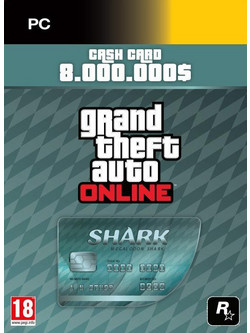 Rockstar Games Grand Theft Auto V Megalodon Cash Card (8.000.000)