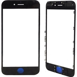 Τζάμι Αφής Με Πλαίσιο Μαύρο iPhone 5 - Glass Lens with Front Bezel Black i5