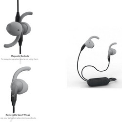 ifrogz Sound Hub Tone Ακουστικά Bluetooth In Ear Πέτου Ανθεκτικά στο Νερό Black