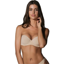 Luna Secret Sence Σουτιέν Strapless Push Up με Μπανέλα Μπεζ 11074