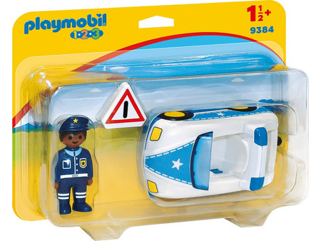 Playmobil 1-2-3 Αυτοκίνητο Αστυνομίας για 1,5+ Ετών 9384