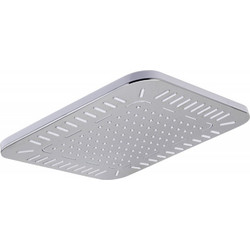 Κώδωνας -Κεφαλή Ντους ABS 20cm 01-02-4001 Ορθογώνια Κεφαλή Ντουζ