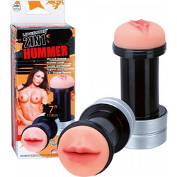NMC 2 in 1 Hummer Pocket Pussy & Mouth Αυνανιστήρι Flesh