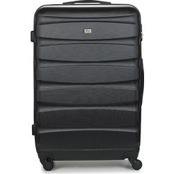 David Jones Chauvettini Βαλίτσα Μεγάλη 79x45x28cm με 4 Ρόδες Μαύρη