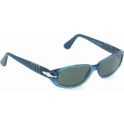 Persol PO2607/S 224/31 Ανδρικά Γυαλιά Ηλίου Ορθογώνια Κοκάλινα Μπλε με Πράσινο Polarized Φακό