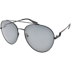 Enzo PJ836 C5 Γυναικεία Γυαλιά Ηλίου Aviator Μεταλλικά Μαύρα με Μαύρο Polarized Φακό