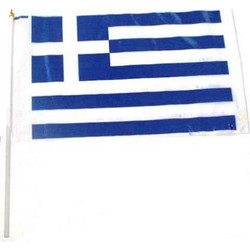 Ελληνικο Σημαιακι Πλαστικο 27x44 εκ. (00126)