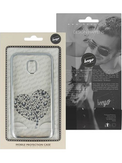 Θήκη κινητού για iPhone 7 / iPhone 8 Beeyo Hearts Tree silver