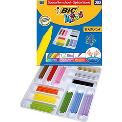 Bic Plastidecor Κηρομπογιές Σετ 288τμχ