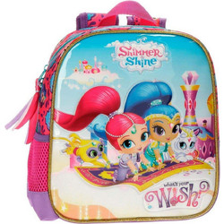 Unique Nickelodeon Shimmer & Shine Wish Σχολική Τσάντα Πλάτης Νηπιαγωγείου Ροζ 20320B1