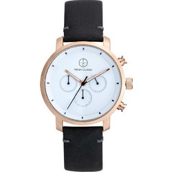 Trendy Classic Impulse Cuir Γυναικείο Ρολόι με Μαύρο Λουράκι CRG1045-07